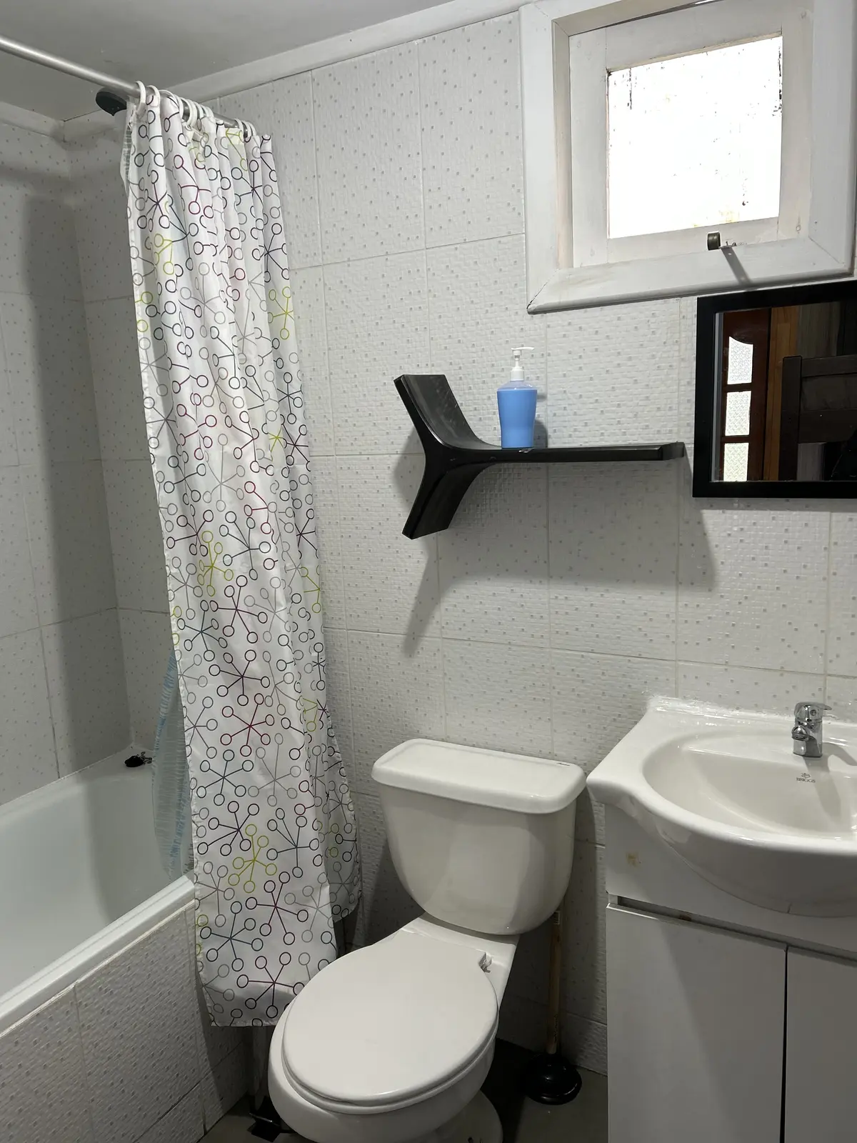 Cabaña Coigüe — baño
