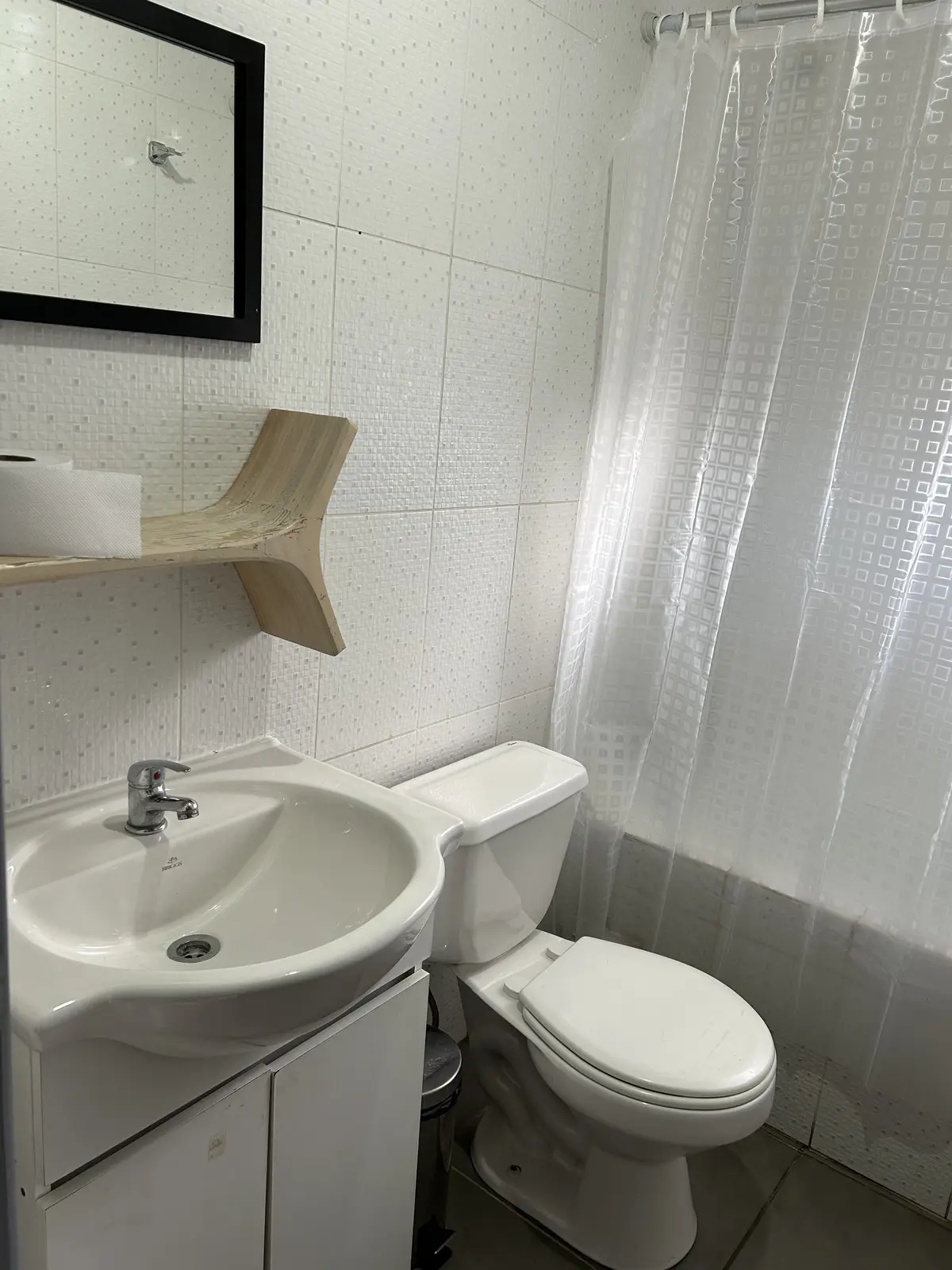 Cabaña Mañío — baño