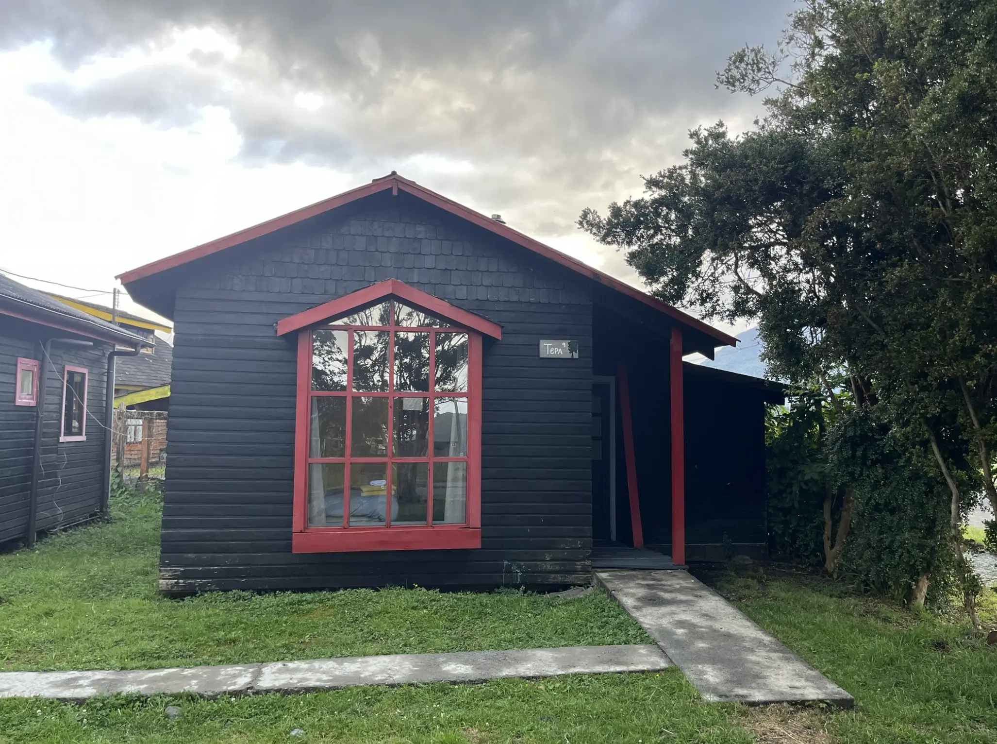 Cabaña Tepa — dormitorio cama king